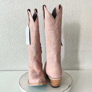 Lane SMOKESHOW Womens Cowboy Boots 8.5 Pink Western Cowgirl Mid Calf Pointed Toe